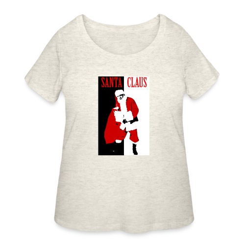 Santa Gangster - Women's Curvy T-Shirt