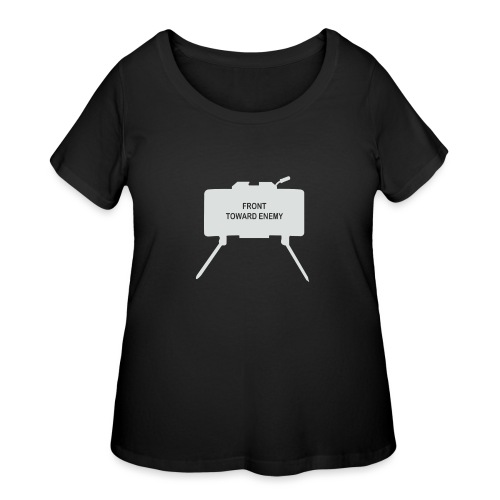 Claymore Mine (Minimalist/Light) - Women's Curvy T-Shirt