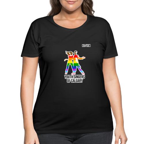 2023 YSC Pride - He/Him - Women's Curvy T-Shirt