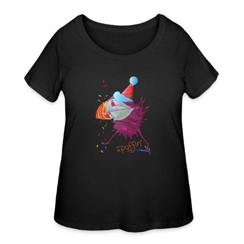 MR. PUFFIN - Women's Curvy T-Shirt