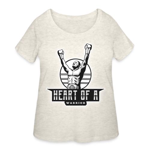 Heart Of A Warrior - Women's Curvy T-Shirt
