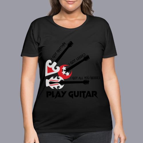 PLAY GUITAR - Women's Curvy T-Shirt