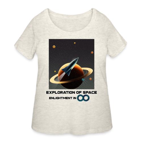 Exploration Of Space - Women's Curvy T-Shirt