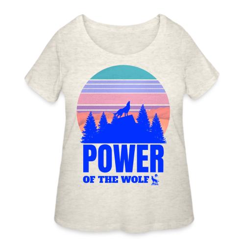 Power Of The Wolf - Women's Curvy T-Shirt