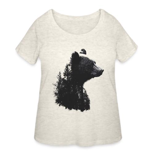 Forest Within the Bear - Women's Curvy T-Shirt