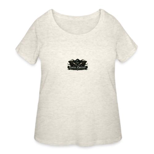 Lovely Grizzly logo - Women's Curvy T-Shirt