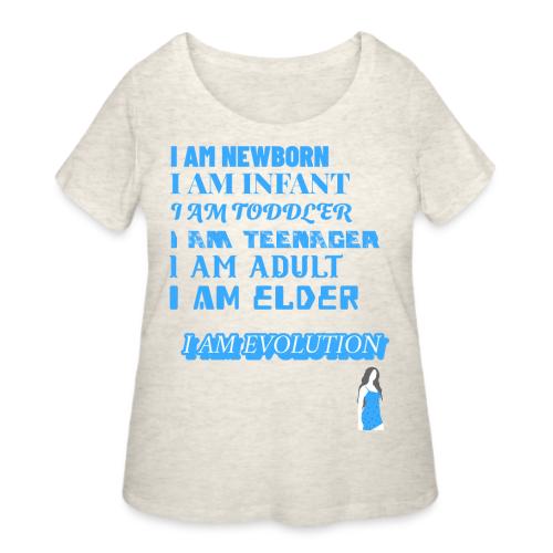 I Am Evolution - Women's Curvy T-Shirt