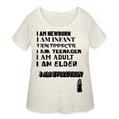 I Am Evolution - Women's Curvy T-Shirt