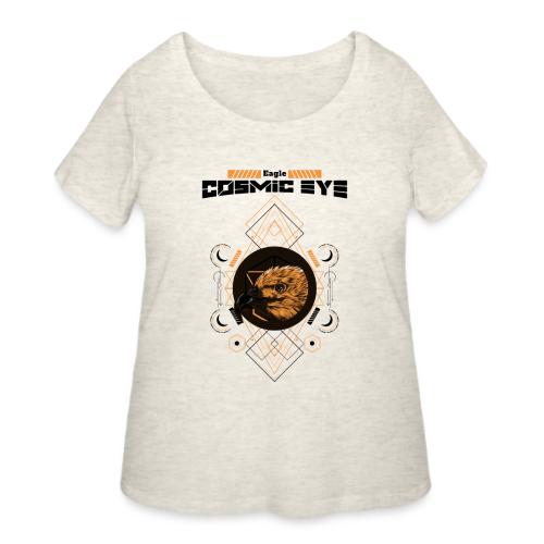 Eagle Cosmic Eye - Women's Curvy T-Shirt