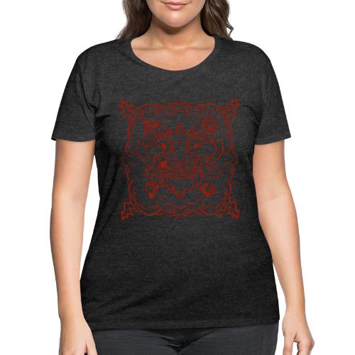 Red Revelation Lamb - Women's Curvy T-Shirt