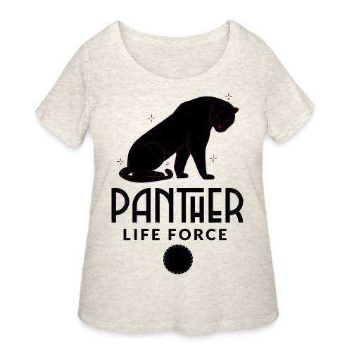 Panther Life Force - Women's Curvy T-Shirt