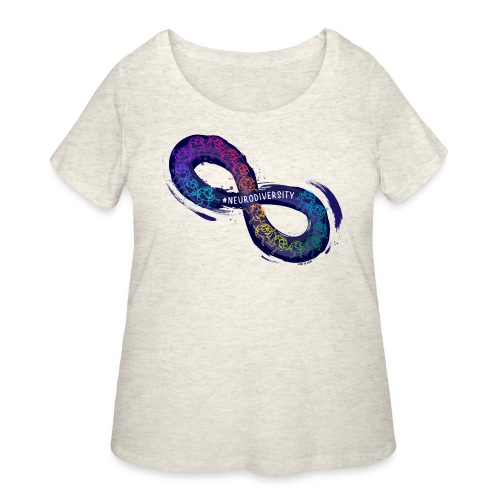 #Neurodiversity - Women's Curvy T-Shirt