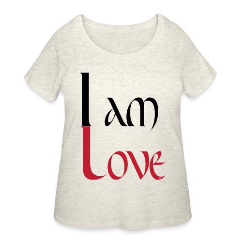 I AM LOVE - Women's Curvy T-Shirt