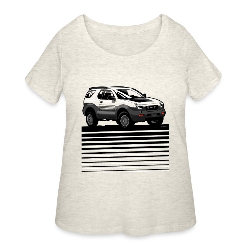 VX SUV Lines - Women's Curvy T-Shirt