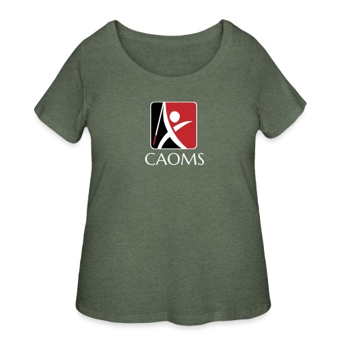 CAOMS Logo - Women's Curvy T-Shirt