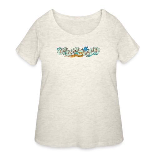 VMT Blue Logo - Women's Curvy T-Shirt
