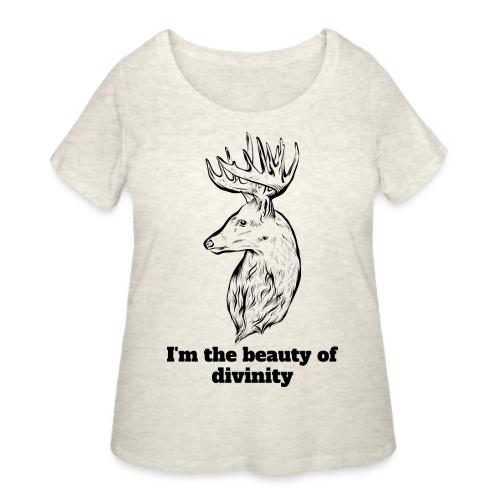 I'm The Beauty Of Divinity - Women's Curvy T-Shirt