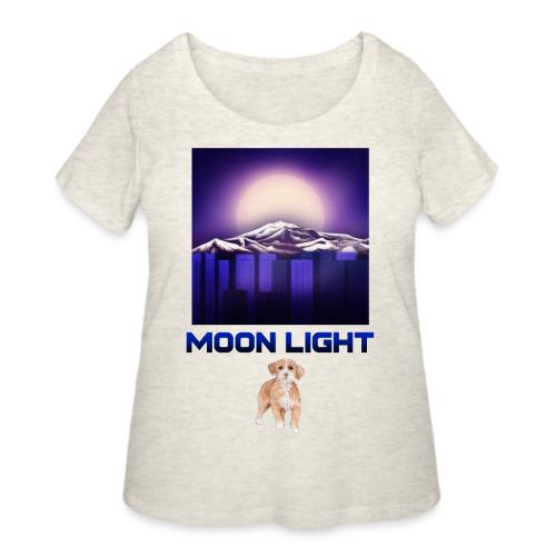Moon Light - Women's Curvy T-Shirt