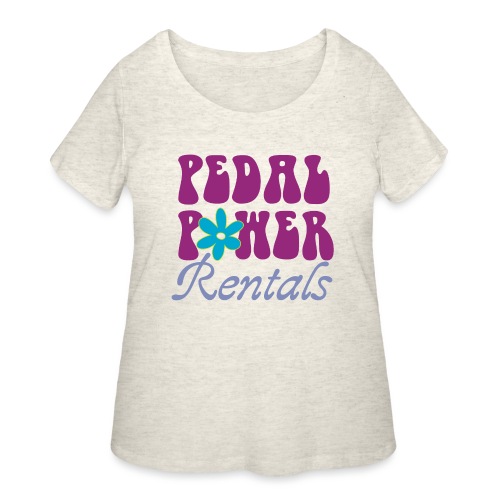 Pedal PowerBike Rentals | Indiana Dunes - Women's Curvy T-Shirt