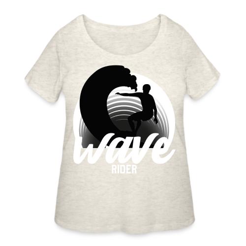 Wave Rider - Women's Curvy T-Shirt