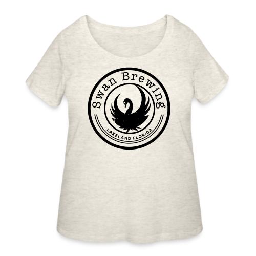 Classic Swan Brewing Logo - Women's Curvy T-Shirt