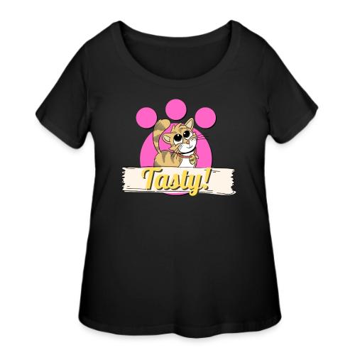 TomoTees Tasty - Women's Curvy T-Shirt