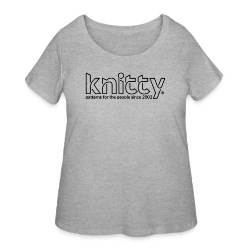 2023logoBwaterbottle - Women's Curvy T-Shirt