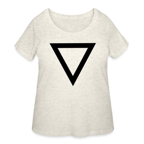 triangle - Women's Curvy T-Shirt