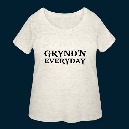 Grynd'N Blk Logo - Women's Curvy T-Shirt