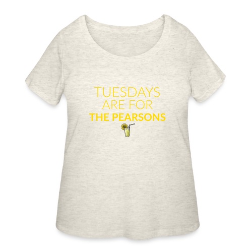 TUESDAYS ARE FOR THE PEAR - Women's Curvy T-Shirt