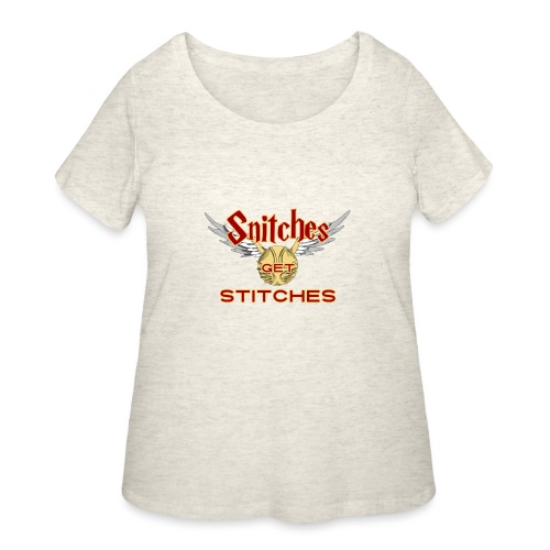 Snitches Get Stitches - Women's Curvy T-Shirt