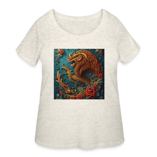 Fantasy souvenirs, regional Mexican designs - Women's Curvy T-Shirt