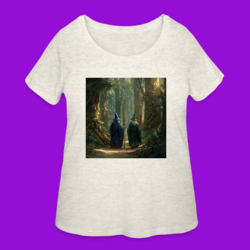 Wizards Walk - Women's Curvy T-Shirt