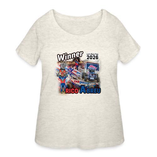 Rico Abreu #LetsRaceTwo Winner - Women's Curvy T-Shirt