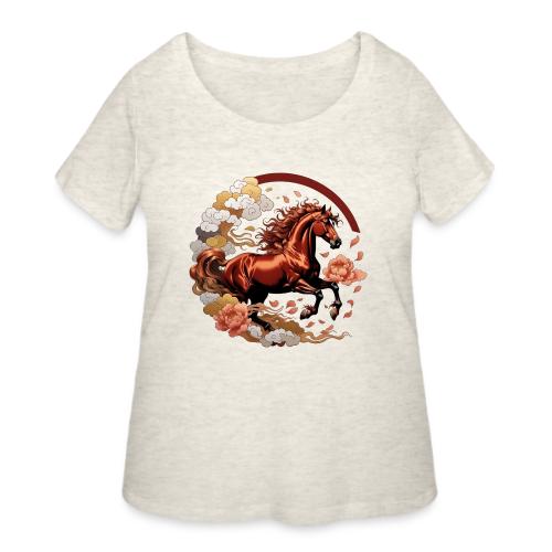 Year of the Horse T Shirt, Lunar New Year Gift - Women's Curvy T-Shirt