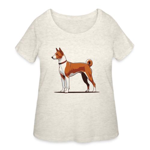 Basenji - Women's Curvy T-Shirt