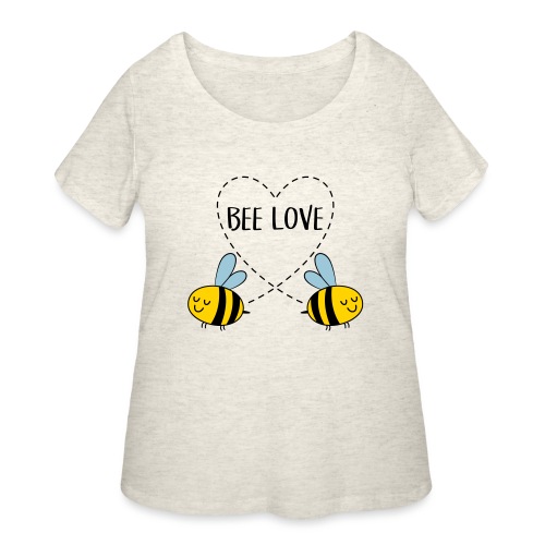 Bee Love - Women's Curvy T-Shirt
