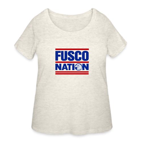 Fusco Nation with Eagle (250th Show Commemorative) - Women's Curvy T-Shirt