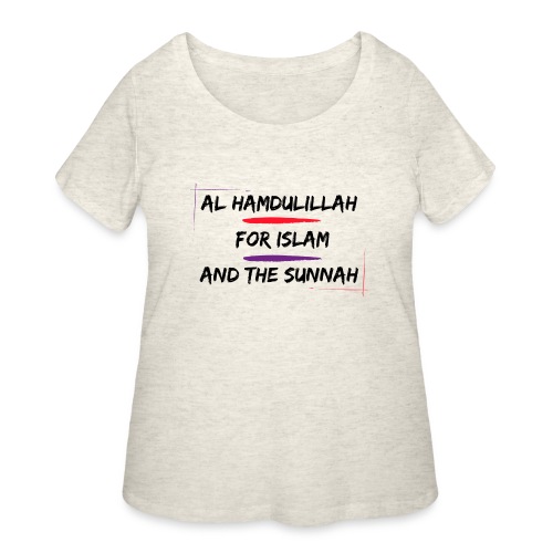 Al Hamdulillah For Islam And The Sunnah - Women's Curvy T-Shirt