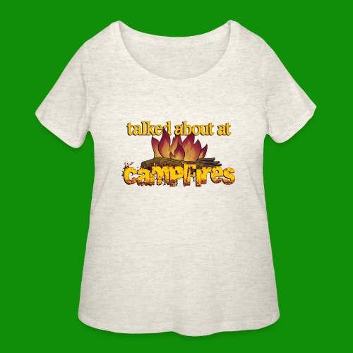 Talked About at Campfires - Women's Curvy T-Shirt