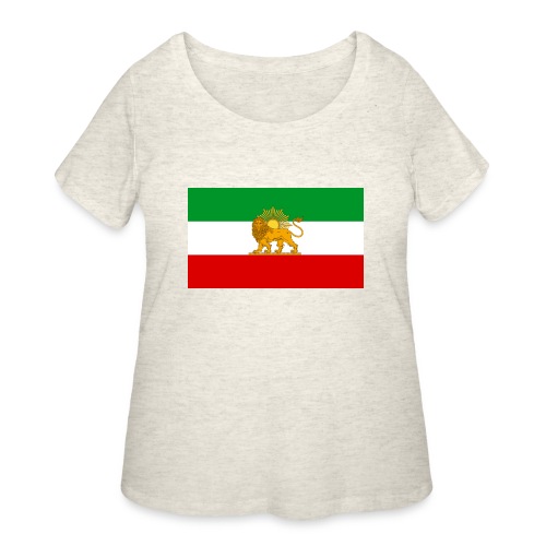 Flag of Iran - Women's Curvy T-Shirt