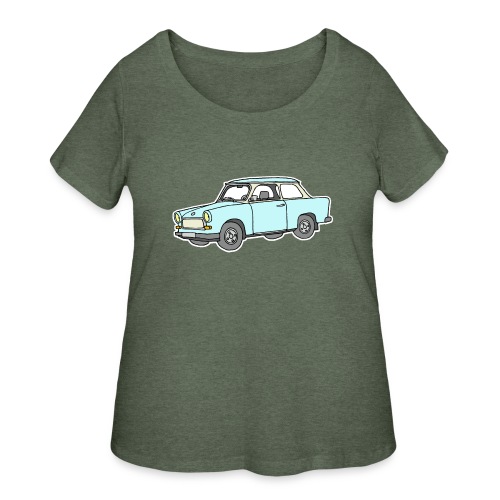 Trabant (lightblue) - Women's Curvy T-Shirt