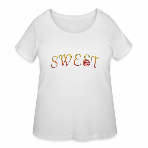 Sweet - Women's Curvy T-Shirt