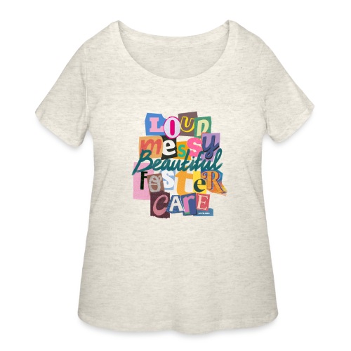 Beautiful - Women's Curvy T-Shirt