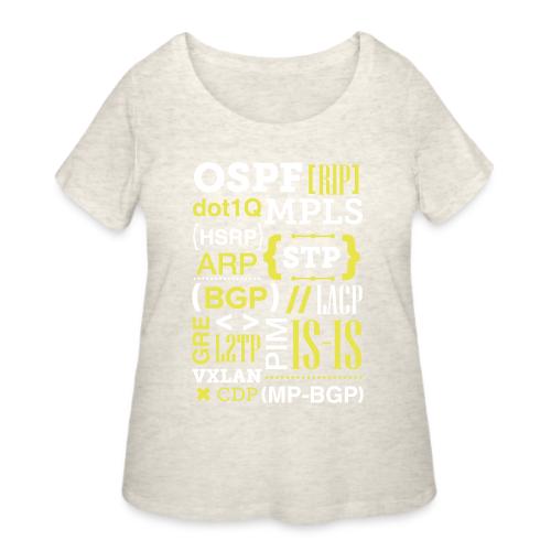 Networking Jargon - Women's Curvy T-Shirt