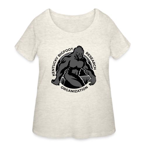 KBRO Official Logo - Black Lettering - Women's Curvy T-Shirt