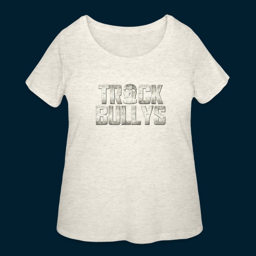 TB STONE LOGO - Women's Curvy T-Shirt