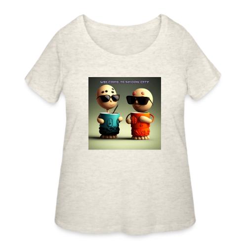 Welcome to Smoon City - Women's Curvy T-Shirt