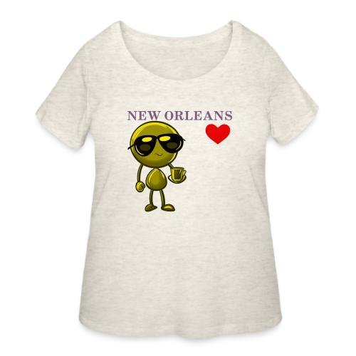 Smoon City_New Orleans - Women's Curvy T-Shirt