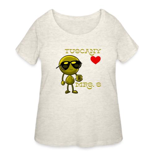 Smoon City_Tuscany Mrs. S - Women's Curvy T-Shirt